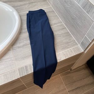 Banana Republic Avery pants in check blue